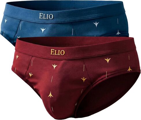 ELIO Men’s Classic Briefs 2-Pack — Stretch Cotton Underwear in Saudi Arabia