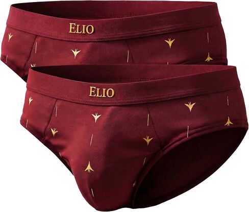 ELIO Men’s Classic Briefs 2-Pack — Stretch Cotton Underwear in Saudi Arabia