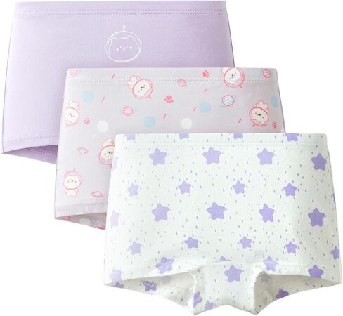 Balabala Girls Underwear Cotton Toddler Girls Panties Cute Comfortable Little Girl Underwear Pack Soft Breathable Boyshorts in Saudi Arabia