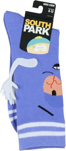 جوارب South Park Towelie ذات أذرع ثلاثية الأبعاد للبالغين في منتصف الساق، زوج واحد يناسب مقاس الحذاء 8-12 in Kuwait