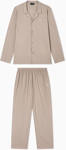 Emporio Armani mens Classic Luxury Cotton Pajama Set in Saudi Arabia