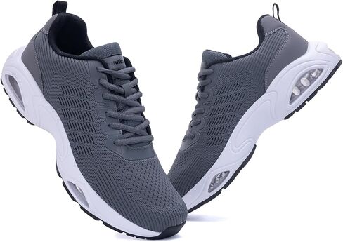 Quseek Running Shoes for Men Tennis Athletic Gym Walking Sneakers Comfortable Sports Non Slip Workout Jogging Man Shoe Size 7-13 in Saudi Arabia