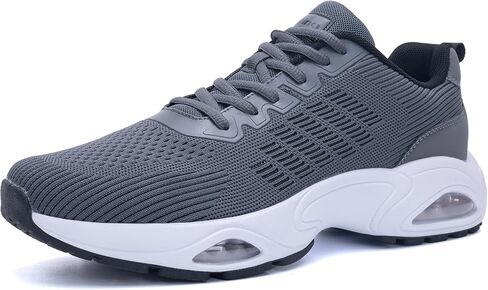Quseek Running Shoes for Men Tennis Athletic Gym Walking Sneakers Comfortable Sports Non Slip Workout Jogging Man Shoe Size 7-13 in Saudi Arabia