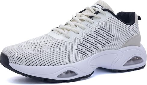 Quseek Running Shoes for Men Tennis Athletic Gym Walking Sneakers Comfortable Sports Non Slip Workout Jogging Man Shoe Size 7-13 in Saudi Arabia