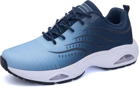 Quseek Running Shoes for Men Tennis Athletic Gym Walking Sneakers Comfortable Sports Non Slip Workout Jogging Man Shoe Size 7-13 in Saudi Arabia