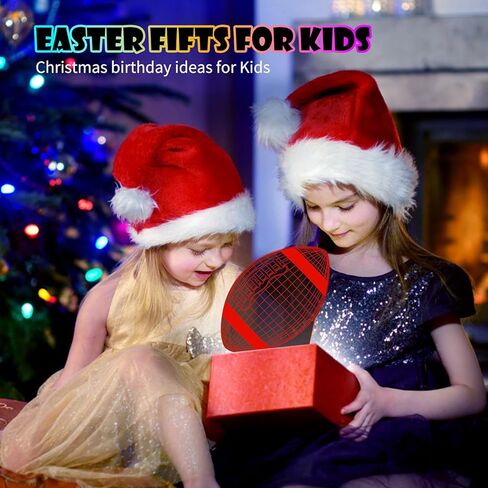 كرة القدم ثلاثية الأبعاد للتحكم باللمس - إضاءة ليلية متدرجة تلقائية بـ 7 ألوان، إضاءة ليلية بصرية بقاعدة من الأكريليك وABS، مناسبة لهدايا أعياد الميلاد، وغرفة التزيين، وهدايا العطلات للأطفال in Kuwait