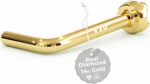 14k Yellow Gold Black Diamond Nose Ring - 20 Gauge 18 Gauge Nose Stud with 1.5mm (0.015 cttw) Genuine Black Diamond - 6mm Post - Handmade Hypoallergenic Piercing Jewelry in Saudi Arabia