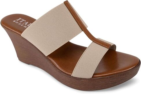 صندل نسائي من شركة ITALIAN SHOEMAKERS Daizy بكعب عريض مرن in Kuwait