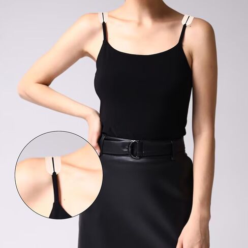 6 Pairs Bra Strap Cushion, Silicone Bra Shoulder Pads Anti-Slip Bras Straps Holder Accessories for Women (Black, White, Light Skin Color) in Saudi Arabia