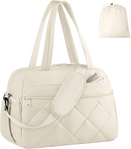 حقيبة رياضية للنساء من هوتور - حقائب دفل خفيفة الوزن للسفر مع جيب مبلل وحقيبة أحذية منفصلة، ​​حقيبة متعددة الجيوب يمكن حملها في عطلة نهاية الأسبوع للرياضة واللياقة البدنية والرحلات الليلية، أسود، 16.5 بوصة × 7.5 بوصة × 11.9 بوصة in Kuwait