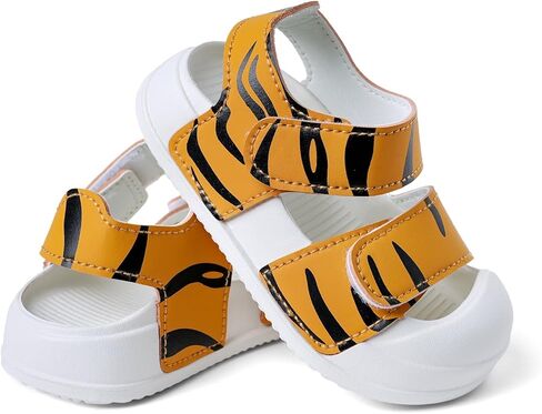 صنادل للأطفال الصغار للأولاد والبنات أحذية مشي سهلة الارتداء للأطفال قابلة للتنفس وسريعة الجفاف صنادل خفيفة الوزن أحذية غير قابلة للانزلاق حافي القدمين للصيف في الهواء الطلق سهلة الارتداء in Kuwait
