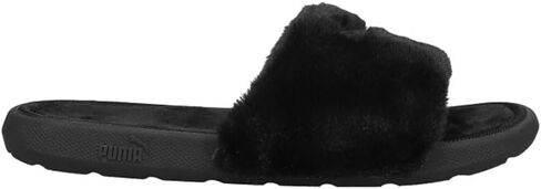 PUMA Kids Girls Cool Cat Fluffy Bx Slide Casual Sandals Casual - Black - Size 4 M in Saudi Arabia
