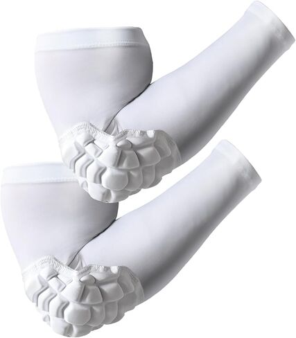Arm Sleeves with Elbow Pads Arm Compression Sleeve for Youth and Adult, Elbow Sleeves for Basketball, Football, Volleyball in Kuwait