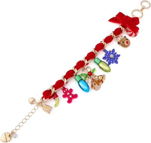 Betsey Johnson Jewelry Women's Santa Baby Charm Bracelet in Saudi Arabia