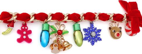Betsey Johnson Jewelry Women's Santa Baby Charm Bracelet in Saudi Arabia