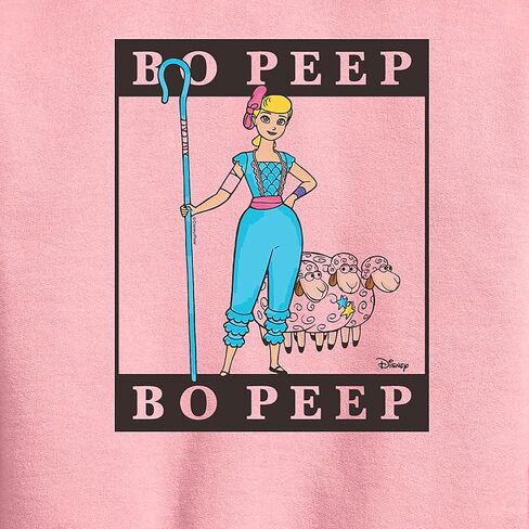 Disney - Toy Story 4 - Type Block Bo Peep - Toddler & Youth Crewneck Fleece Sweatshirt in Saudi Arabia