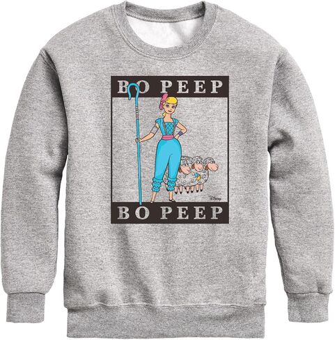 Disney - Toy Story 4 - Type Block Bo Peep - Toddler & Youth Crewneck Fleece Sweatshirt in Saudi Arabia