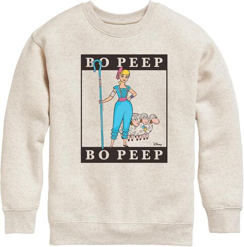 Disney - Toy Story 4 - Type Block Bo Peep - Toddler & Youth Crewneck Fleece Sweatshirt in Saudi Arabia