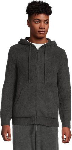 Barefoot Dreams unisex-adult Cozychic ® Unisex Skull & Bones Zip Up Hoodie in Saudi Arabia