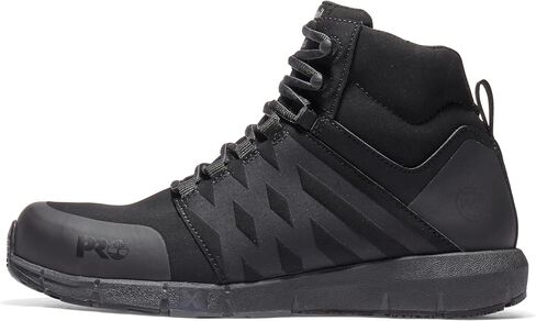 حذاء عمل رياضي صناعي Radius Mid Composite Safety Toe للرجال من Timberland PRO، أسود Raptek-2024 NEW، 10M in Kuwait