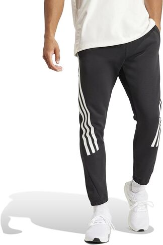 بنطال Future Icon 3 Stripes من أديداس للرجال، أسود in Saudi Arabia