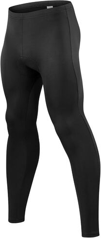 qualidyne Mens Cycling Pants Fleece-Lined 4D Padded Road Bike Tights Bicycle Biking Long Leggings in Kuwait