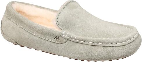 mykos Women's Callie Suede Slip-On Moccasin - Luxurious Sheepskin Insole - Cozy for Indoor/Outdoor for Lounging and Casual Wear in Saudi Arabia