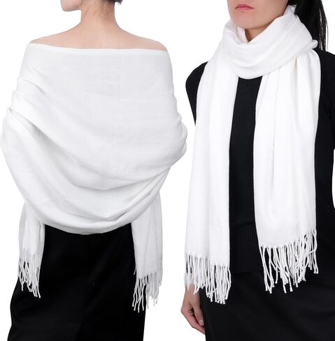 Cashmere Scarf for Women Winter, Fashion Womens Scarves, Pashmina Shawl Wraps, Wedding Bridesmaid Gifts in Saudi Arabia