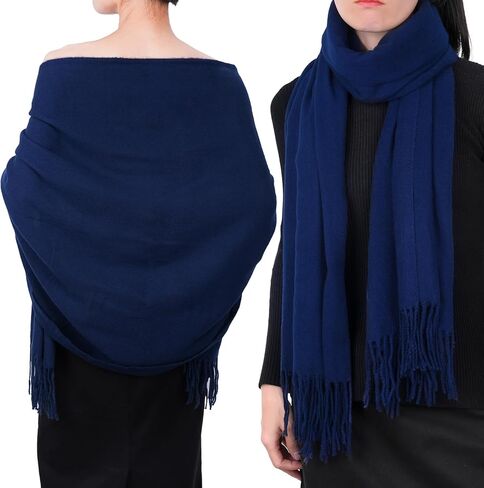 Cashmere Scarf for Women Winter, Fashion Womens Scarves, Pashmina Shawl Wraps, Wedding Bridesmaid Gifts in Saudi Arabia