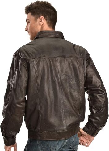 Scully Men's Premium Lambskin Jacket Chocolate X- in Saudi Arabia