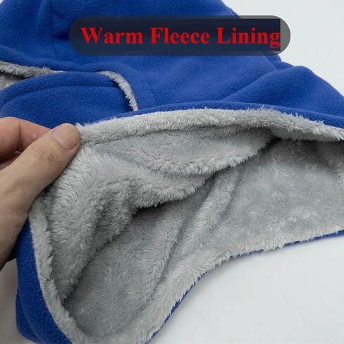 3 in 1 Hat with Scarf and Mask,Winter Windproof Sherpa Lined Hood Ski Mask,Convertible Balaclava Face Cover Hat Cap Scarf in Saudi Arabia