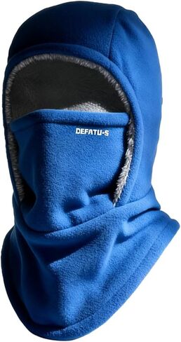 3 in 1 Hat with Scarf and Mask,Winter Windproof Sherpa Lined Hood Ski Mask,Convertible Balaclava Face Cover Hat Cap Scarf in Saudi Arabia