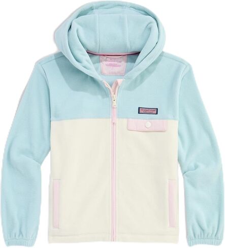 vineyard vines girls Girls' Boxy Harbor Fleece Jacket in Saudi Arabia