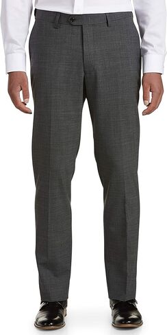 DXL Synrgy Men's Big and Tall Performance Stretch Suit Pants Grey 48 x 32 in Saudi Arabia