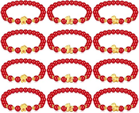 2026 New Year of Horse Red String Bracelet Adjustable 12 Zodiac Horse Charm Bracelet for Chinese Lunar New Year Bracelet Jewelry Gifts in Saudi Arabia