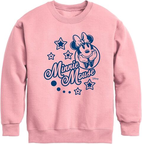 Disney - Minnie Mouse Stars - Toddler & Youth Crewneck Fleece Sweatshirt in Saudi Arabia