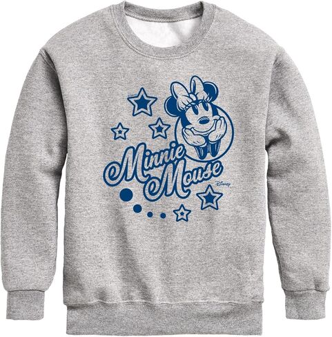 Disney - Minnie Mouse Stars - Toddler & Youth Crewneck Fleece Sweatshirt in Saudi Arabia