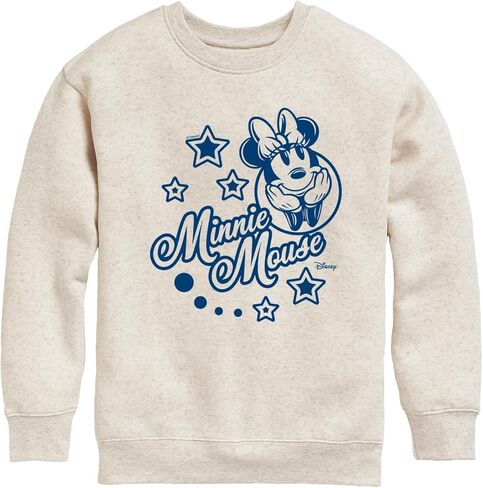 Disney - Minnie Mouse Stars - Toddler & Youth Crewneck Fleece Sweatshirt in Saudi Arabia