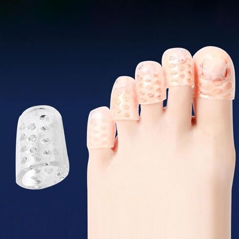 Silicone Toe Caps for Blister Prevention and Anti-Friction Protection - Breathable Gel Toe Sleeves for Foot Care in Saudi Arabia