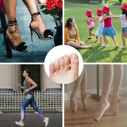 Silicone Toe Caps for Blister Prevention and Anti-Friction Protection - Breathable Gel Toe Sleeves for Foot Care in Saudi Arabia