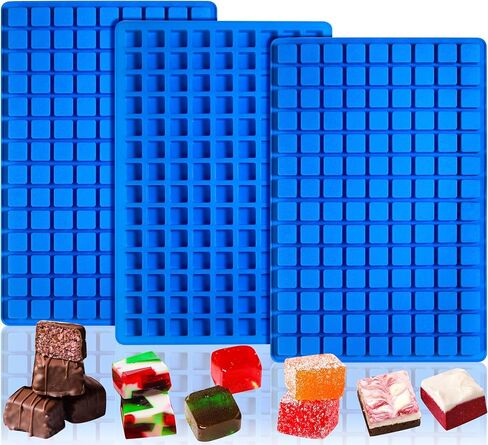 Sidosir 2Pcs 2inch Square Cube Silicone Mold for Mousse Cake, French Dessert Molds for Chocolate Brownie Bites, Brownie, Ice cream, Truffle, Jelly in Saudi Arabia