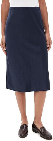 Madewell womens Howard Midi Skirt - Drapey Satin in Saudi Arabia