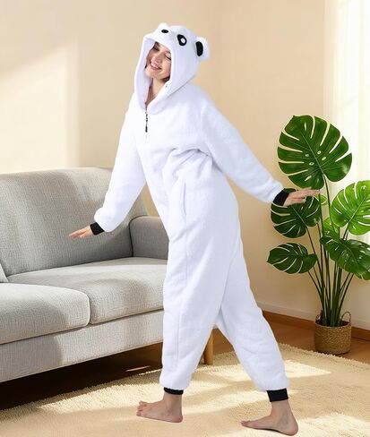 Lifeye للجنسين الدب منامة زي الهالوين تأثيري الحيوان Homewear ملابس خاصة الرجال النساء بذلة in Kuwait