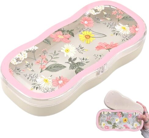 Glasses Case Hard Shell, Cute Clear Eyeglass Case for Women Girls in Saudi Arabia