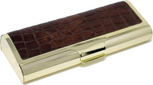 Metallic Hard Shell Protective Case for Eyeglasses with Velvet Liner (6" X 2.5" X 1") in Saudi Arabia