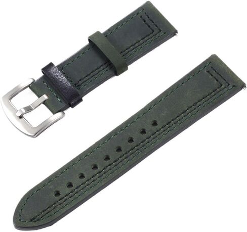 Leather Watch Bands 20/22mm Adjustable Cowhide Strap in Saudi Arabia