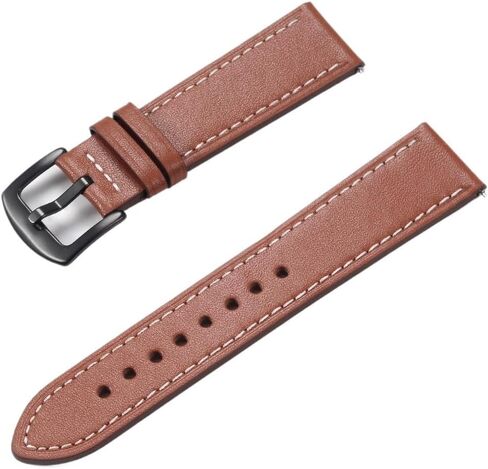 Leather Watch Bands 20/22mm Adjustable Cowhide Strap in Saudi Arabia