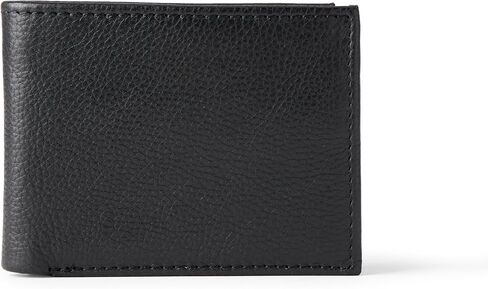 محفظة ثنائية الطي من الجلد المحبب بالكامل للرجال من Amazon Essentials in Saudi Arabia