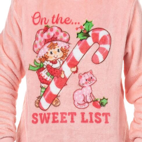 سويت شيرت نسائي من Mad Engine Strawberry Shortcake بلوفر صوف بأكمام طويلة من Sweet List in Saudi Arabia