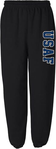 USAF Big and Bold Elastic Bottom Sweatpants with White Print in Saudi Arabia
